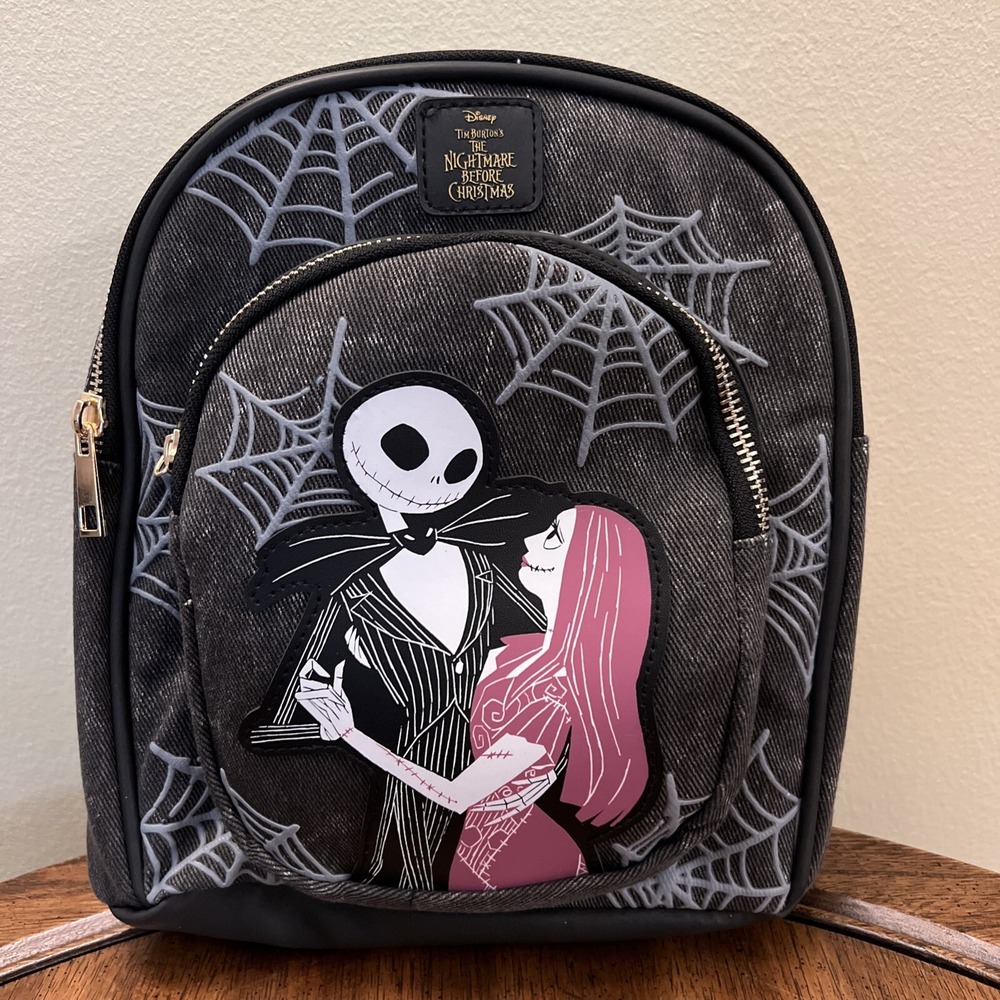 Nightmare Before Christmas Jack and Sally Mini Backpack